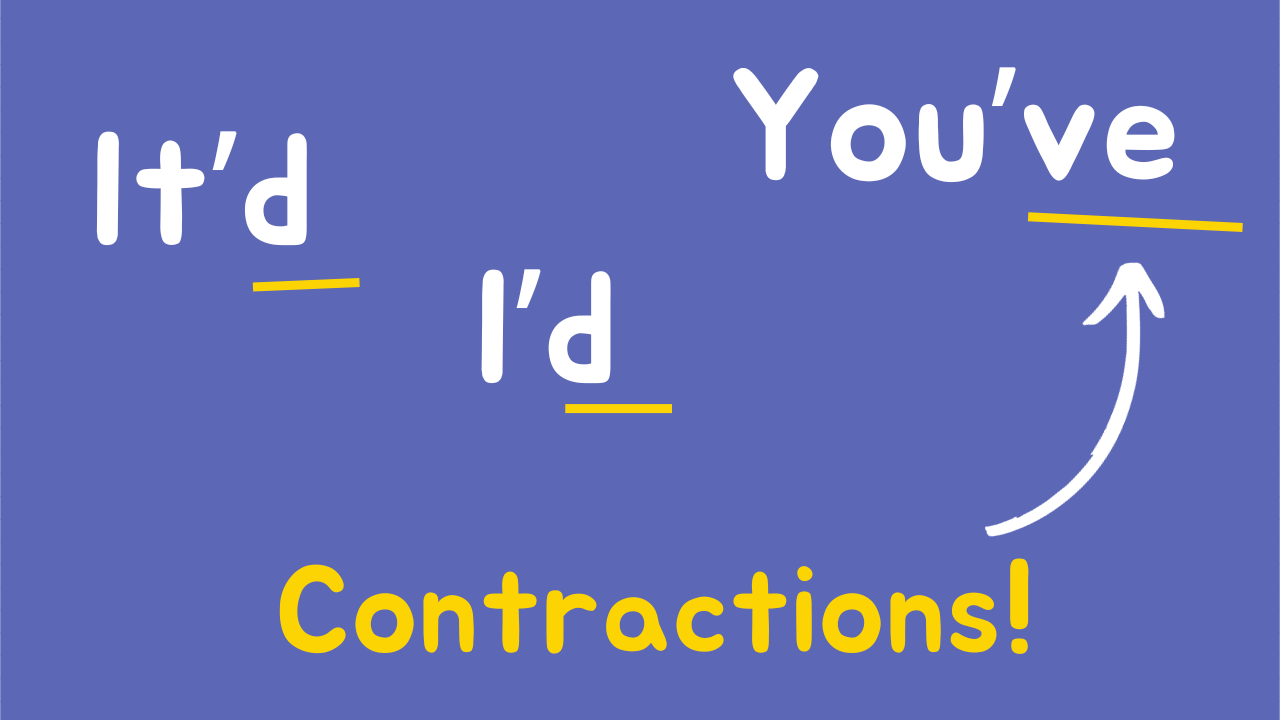 Contractions in English