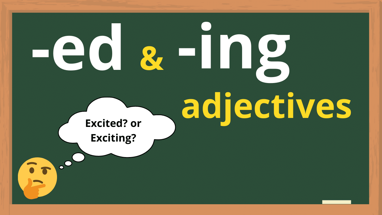 Ed and ing